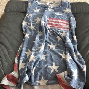 American flag boutique top.